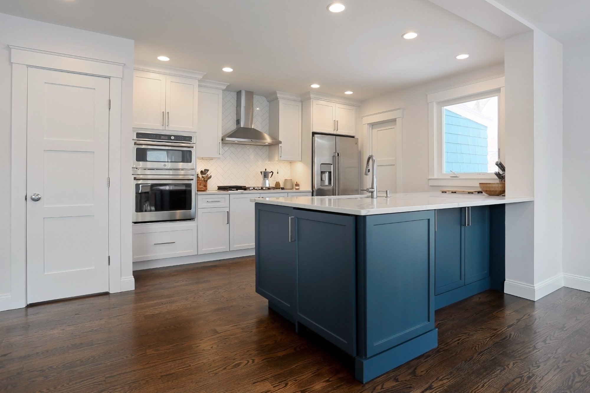 Blue-Island White-Kitchen