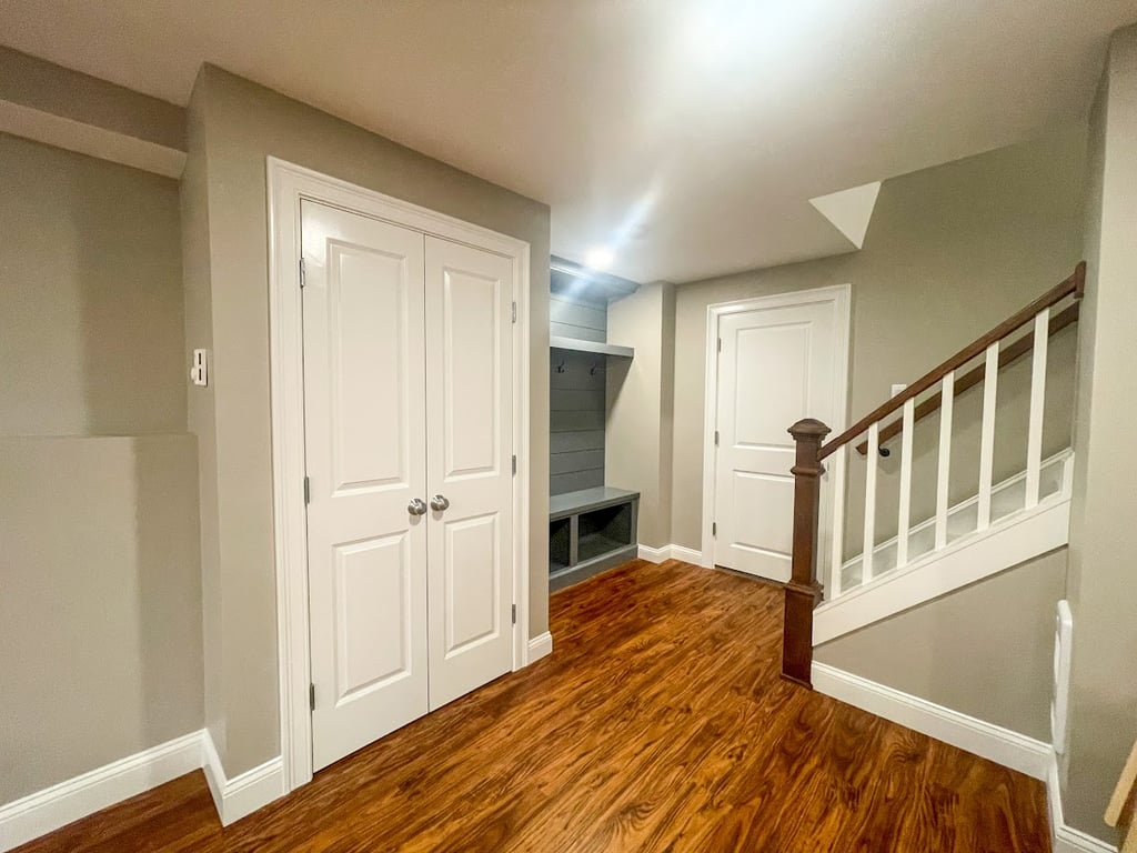 Luxury Vinyl Plank – Basement – Lynnfield MA